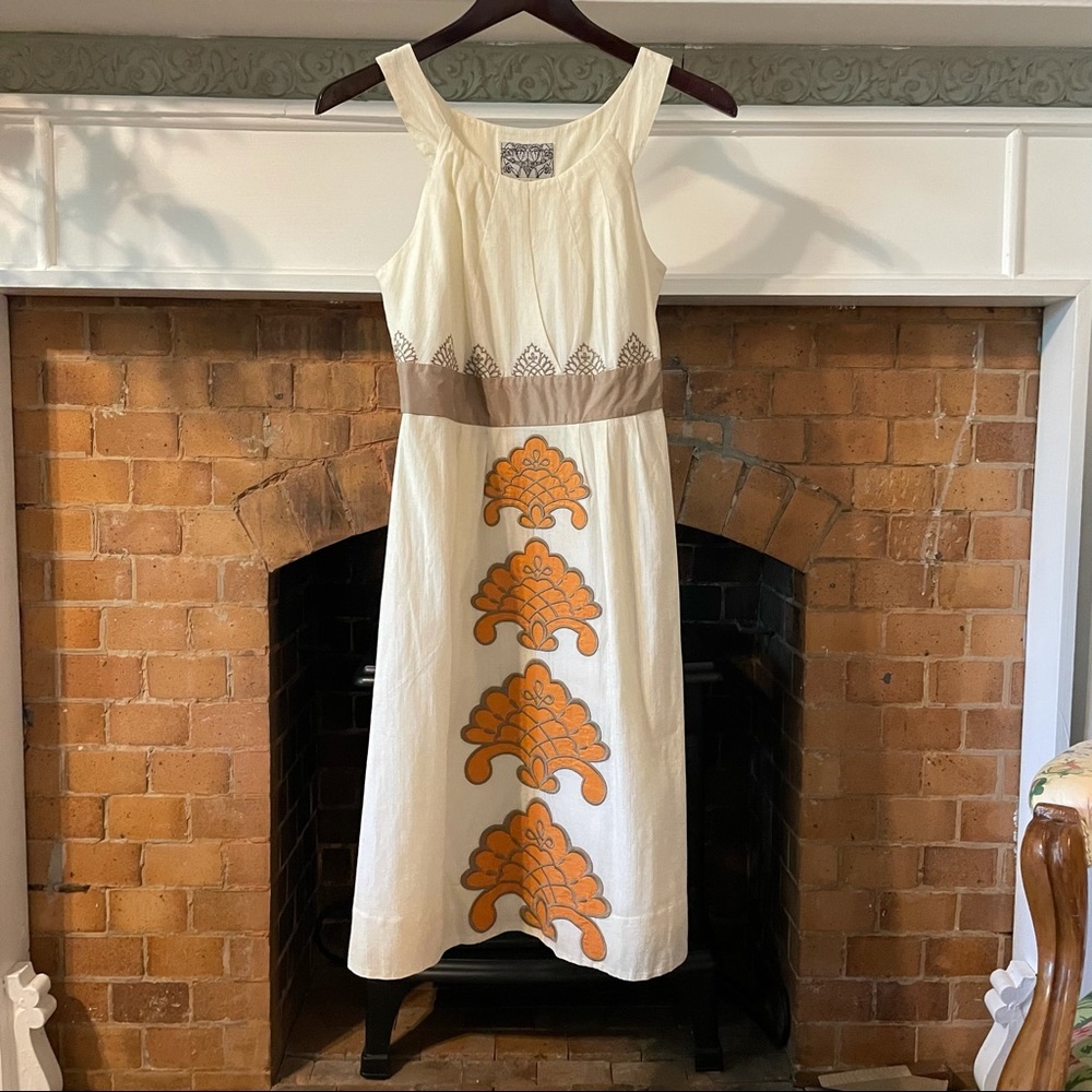 Anthropologie Floreat Krasna Knee Length Dress, 2 - Picture 3 of 6
